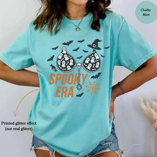 Spooky Era Shirt, Vintage Halloween Season T-shirt, Spooky Season Gift for Friends, Showgirl Comfort Colors Shirt for Fan, Showgirl Tshirt